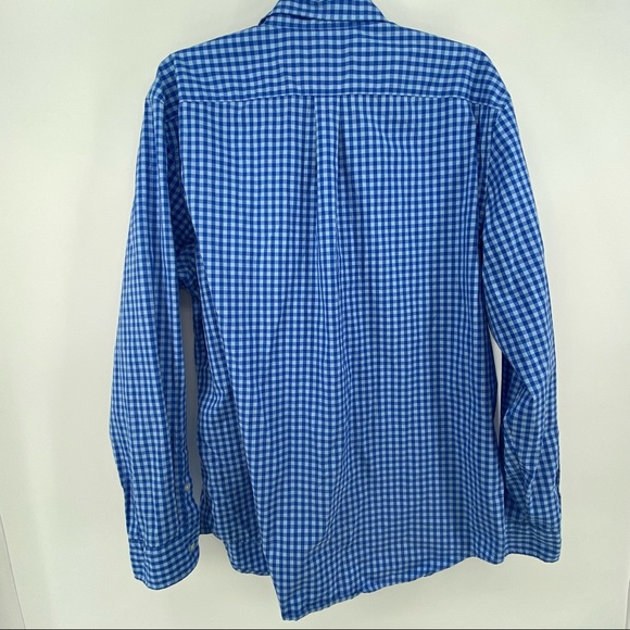 Vineyard Vines Murray Large Blue Gingham Long Sleeve - Picture 2 of 5
